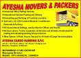 Ayesha Movers/Professional Movers&Packrs Bahrain& Sudia Arab(KSA) Juffair Bahrain